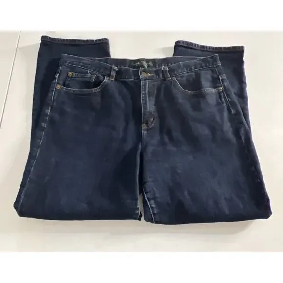 LRL Lauren Jeans Co Ralph Lauren Women's BLUE Jeans Size 14 - Picture 8 of 8